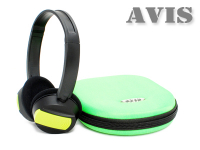 Детские беспроводные автомобильные ИК стерео наушники (двухканальные) AVIS AVS002KIDS