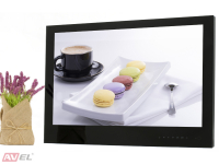 Встраиваемый Smart телевизор для кухни AVS240WS (черная рамка)