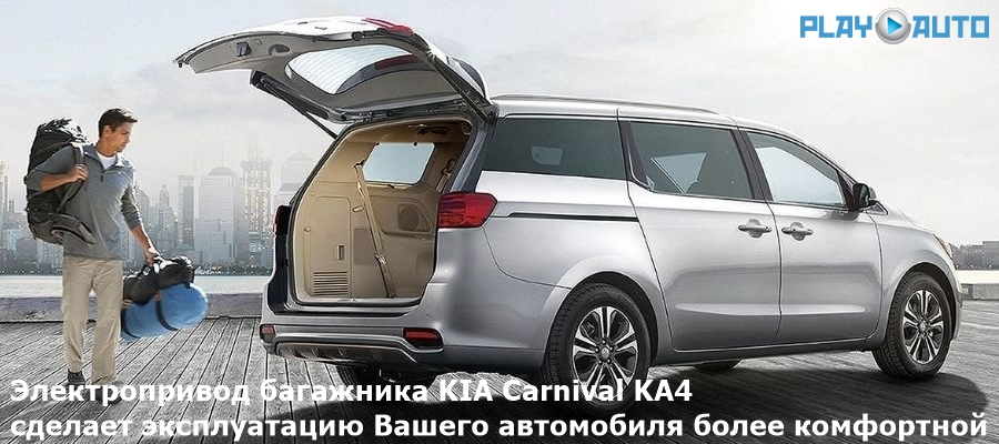 электропривод багажника KIA Carnival KA4 (2020- 2022 г.в.) Inventcar IV-TG-KI-KA4 TailGate (комплект для установки)