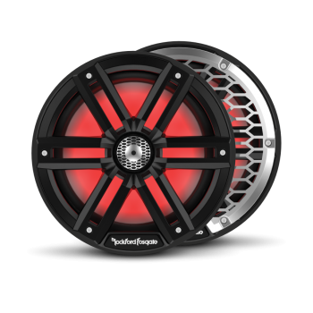Влагозащищенные динамики с подсветкой 8" Rockford Fosgate M2-8B (250Вт/1000Вт)