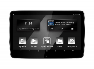 Навесной монитор на подголовник с сенсорным экраном 11.6" на Android Incar CDH-112BL