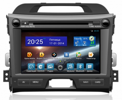 FlyAudio G8051H01 - Штатное головное устройство для KIA Sportage 2012-2015 г.в