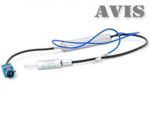 AVS01ANT на автомобили AUDI- BMW- CITROEN- FIAT- OPEL- SEAT- SKODA- VW WITH FAKRA (Z) SOCKET ACTIVE Антенный переходник ISO AVIS