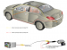 CCD штатная камера заднего вида AVIS AVS326CPR (#003) для PORSCHE CAYENNE II (2010-...), интегрированная с ручкой багажника