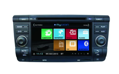 Штатное головное устройство MyDean 3005-Z для автомобиля Skoda Octavia (2004-2008)